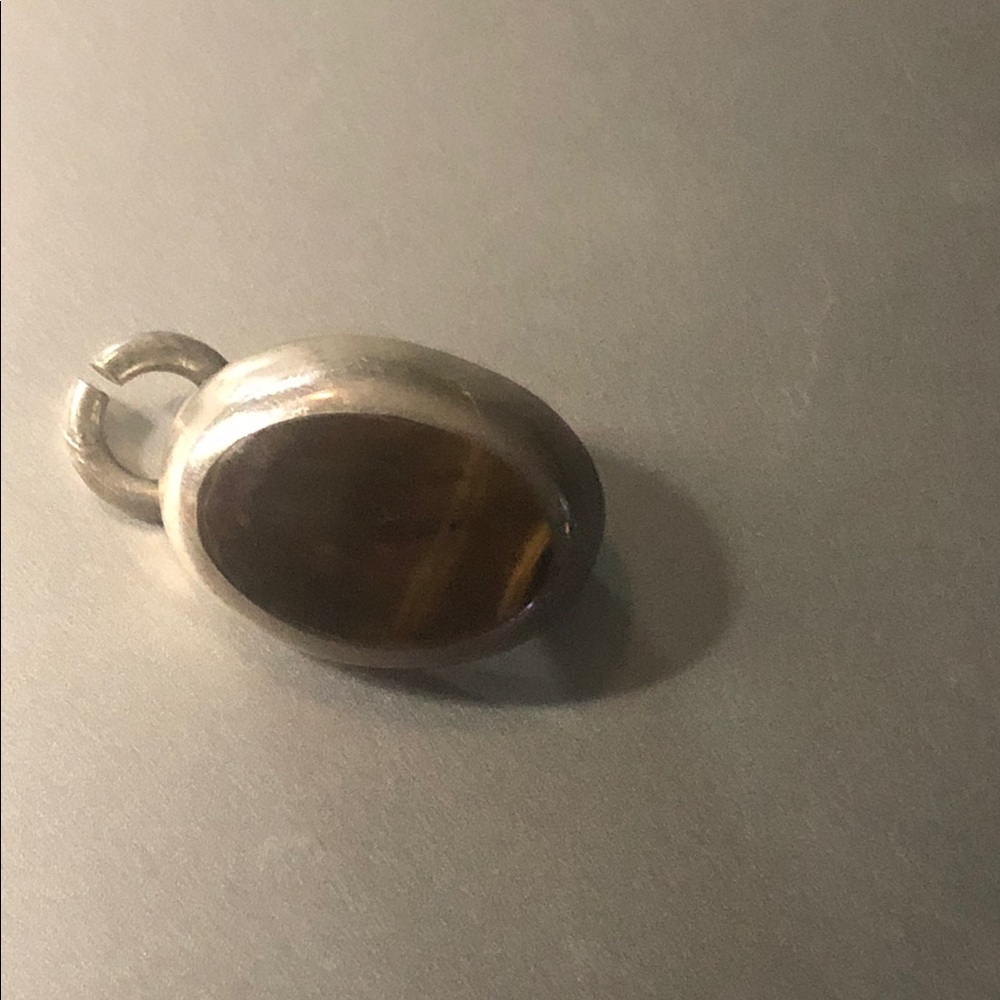 Taxco Tiger’s Eye Sterling Silver Charm- $25 or $20 w/offer 174A